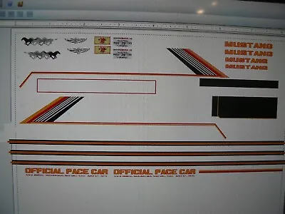 1979  Indy Pace Car Decals  1:24 Custom • $13.59