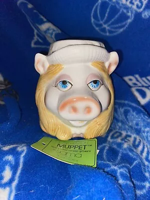 Vintage SIGMA Miss Piggy Mug Cup Jim Henson Muppet Taste Setter 14oz W Tag • $9.99