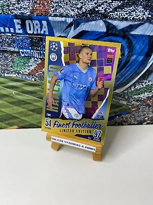 Topps Match Attax 2023/24 Erling Haaland Man City Finest Limited Edition LE1 • £2.75