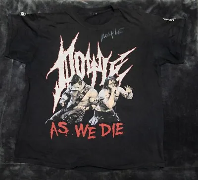 Doyle Wolfgang Von Frankenstein AS WE DIE T-shirt Signed Size L Original Misfits • $40