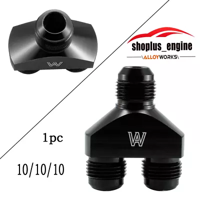 10AN To 10AN To 10AN  Y  Block Fitting Coupler 10/10/10 10an/10an/10an Parallel • $12.47