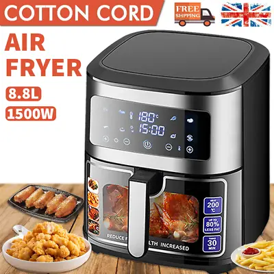 1500W Air Fryer 8.8L LCD Fryers Oven Airfryer Healthy Cooker Oil Free Kitchen • $31.05