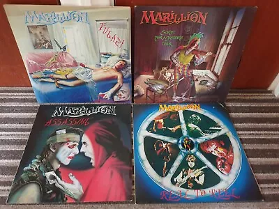 Marillion VInyl Abums / 12  - Fugazi Script For A Jesters Tear Assassing Real • £25