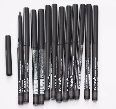 12 PCS NABI AP04 BLACK BROWN Retractable Waterproof Eyeliners Pencils • $15