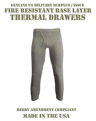 New Us Military Men's Xl-short Free Drawers Long Johns Fire Resistant Thermal • $34.95