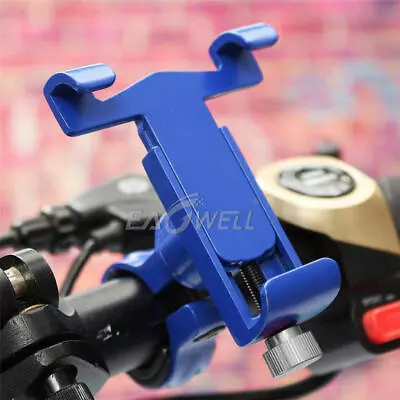 Aluminum Bicycle Holder Alloy Motorcycle Bike Handlebar For Cell Phone GPS Mount • $12.99