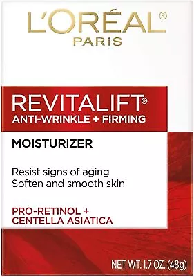 L'Oreal Revitalift Face & Neck Anti-Wrinkle & Firming Day Cream 1.70 Oz • $13.35