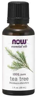 NOW FOODS 100% Pure Tea Tree Oil 1 Oz (30 Ml) Melaleuca Alternifolia 10/2024EXP • $8.95