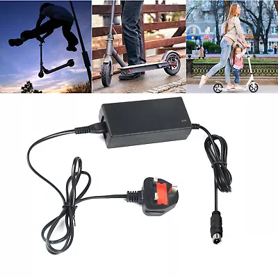 42V 2AElectric Scooter Charger Power Adapter For 36V Volt Li-ion Battery Charger • £10.95