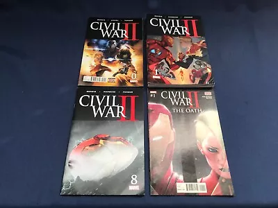 Complete Civil War Ii (2016) #0 1-8 + The Oath - Marvel Comics Iron Man Nm Set! • $20