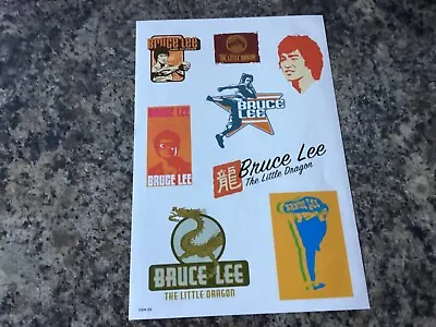 BRUCE LEE 1970’s STICKER SHEET • £3.80