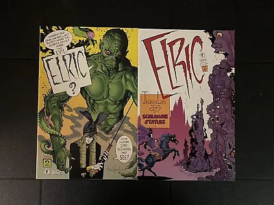 $7 • Buy Michael Moorcock’s Elric: Stormbringer #2 & 3 Dark Horse/Topps Comics 1997