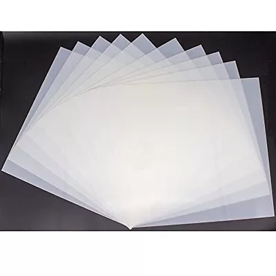 10PCS 10mil Blank Mylar Stencil Sheets12X12 Inch Milky Translucent PET Blank St • $14.21