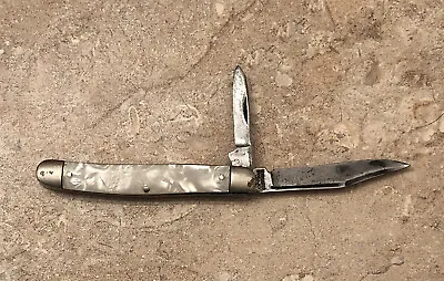 Vintage Kutmaster Pocket Knife Cracked Ice Handles USA • $7