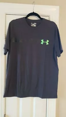 Mens UNDER ARMOUR Charcoal Gray Tee Medium • $8