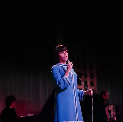 Singer Mireille Mathieu Performs On Stage In The 1960S Old Musc Photo 1 • $5.78