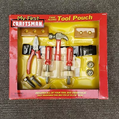Vintage 2002 My First Craftsman Take Along Tool Pouch KB Toy Exclusive New • $34.54