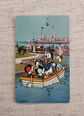 Swap Card Vintage 60's Japanese ¾ Size Playing Card Disney's Donald Duck  • $2.57