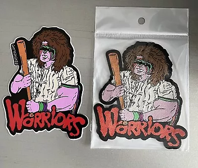 RARE THE WARRIORS X ULTIMATE WARRIOR STICKER AND SEW/IRON ON BADGE SET • £5