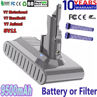 Battery Or Filter For Dyson V7 SV11 Motorhead Pro Animal Fluffy 238386-10 Sony • $26.59