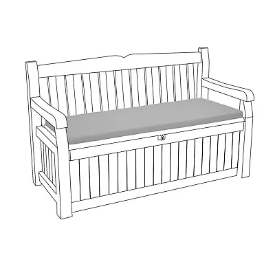 Bench Cushion For Keter Iceni & Eden Garden Furniture High Quality Seat Pad ONLY • £34.97