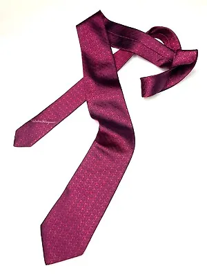 Salvatore Ferragamo Burgundy Tie Mens • $70