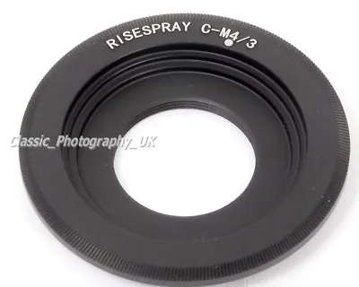 C-Mount 16mm Movie Film Lens To Sony Panasonic Lumix Olympus MICRO 4/3 Adapter • £9.72