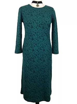ADINI Green Dress XS Cotton Blend Tapestry Weave Margot • $30.83