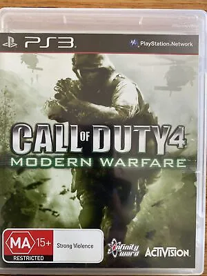 Call Of Duty 4 Modern Warfare PS3 COD PlayStation Game • $12.95