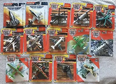 Matchbox Sky Busters Airplanes Helicopters Top Gun Maverick Darkstar New Usps • $9.99