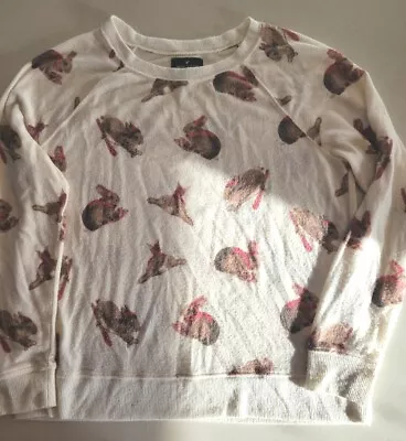 American Eagle Winter Rabbit Sweater Large Women • $8