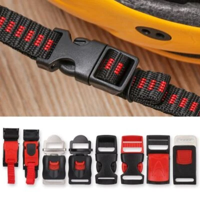 £2.80 • Buy Helmet Buckles Flexible Clips Bicycle Helmets Buckle Speed Sewing Clip