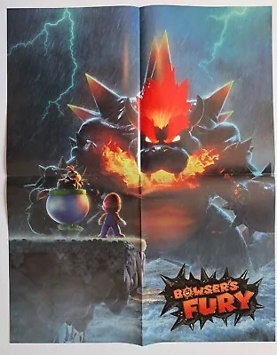 Nintendo Poster: Bowser's Fury/ Monster Hunter Rise 16  X 20  Two Sides! • $14