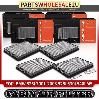 4x Activated Carbon Cabin Air Filter For BMW 525i 2001-2003 528i 1997-2000 530i • $34.99