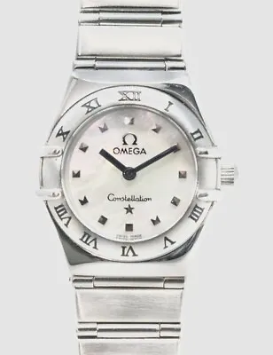 Omega Constellation My Choice  White Mother Of Pearl Dial Quartz Ladies Watch • $925