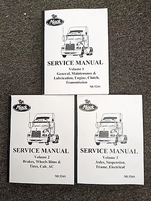 1988-1994 Mack CS200P Truck Service Repair Manual Set 1989 1990 1991 1992 1993 • $406.33