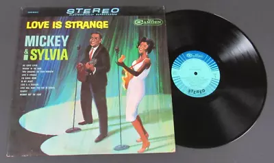 Mickey & Sylvia Love Is Strange RCA Camden LP VG+ Stereo VG+ Cover  1965 • $14.99