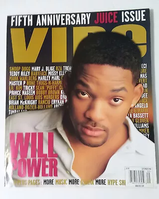 Vibe Magazine (September 1998) Juice Issue; Will Smith Angela Bassett; LIKENEW • $27.99