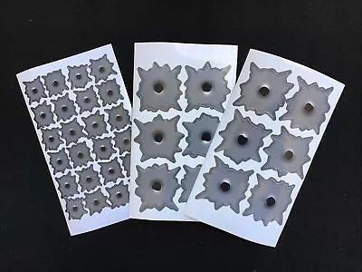 $5 • Buy 3pcs Water Proof Fake Bullet Hole Sticker For Car / Laptop / Window St-6B-M2