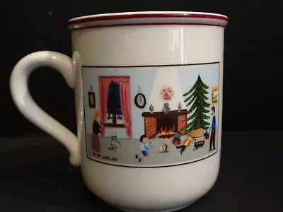 Villeroy & Boch Naif Christmas Coffee Tea Soup Mugs Folk Art Multiple Avail • $9.99