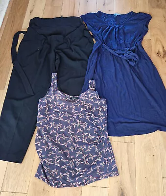 Size 12 Maternity Bundle H&M New Look ASOS Dress Trousers Vest Work Wear Casual • £1