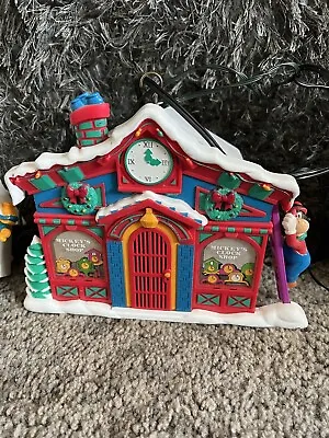 Vintage Mr. Christmas Mickey's Clock Shop Disney Musical Animated Lighted • $125