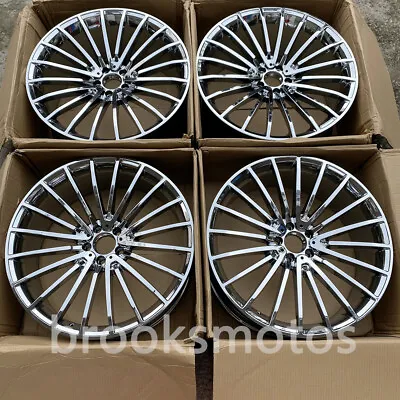 22  New Chrome Style Wheels Rim For Mercedes Benz W222 W223 S Class Maybach • $1699