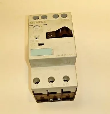 Siemens 3RV1011-1HA10 3 Pole Manual Motor Starter / Protector  5.5-8  AMP • $15.20