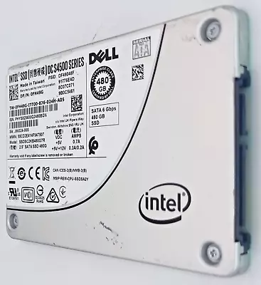 480GB INTEL DELL SSDSC2KB480G7R 0FH49G S4500 7mm 2.5  SATA SSD Solid State • £24.96