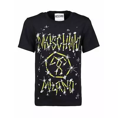 Moschino Men's Cotton Graffiti Logo Short Sleeve T-Shirt For Men • $171