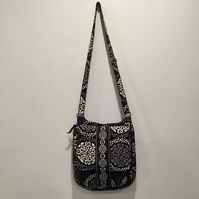 Vera Bradley Canterberry Cobalt Hipster Crossbody Shoulder Granny Core Bag • $13.98