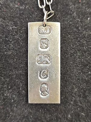 925 Sterling Silver Vintage RJ London Jubilee Ingot Bar. ( VS001 ) • $64.95