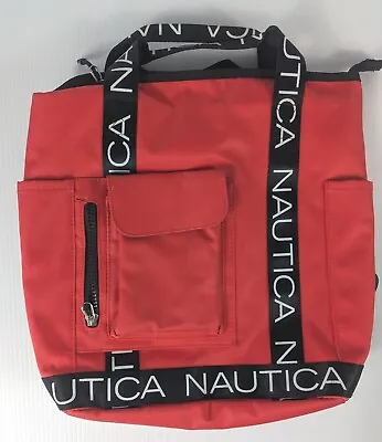  Nautica Red Backpack - Free Postage  • $36.95