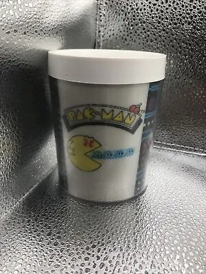 Vintage Pac-Man Lenticular Moving Mug 1980 Bally Midway  Plastic • $22